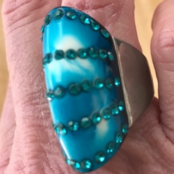 Handmade Size 7 Ring Turquoise Color - Picture 5 of 8